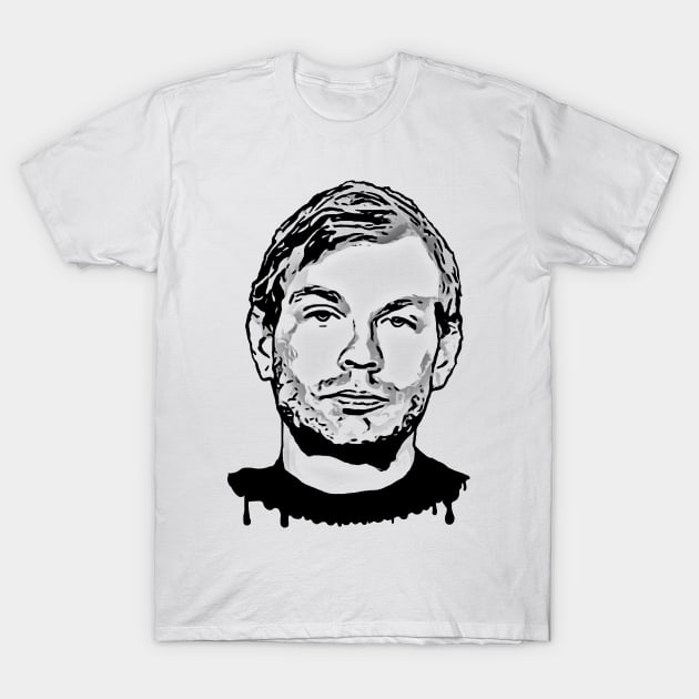 Jeffrey Dahmer Fan Art Design T-Shirt by DankFutura